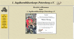 Desktop Screenshot of blaeserkorps-petersberg.de